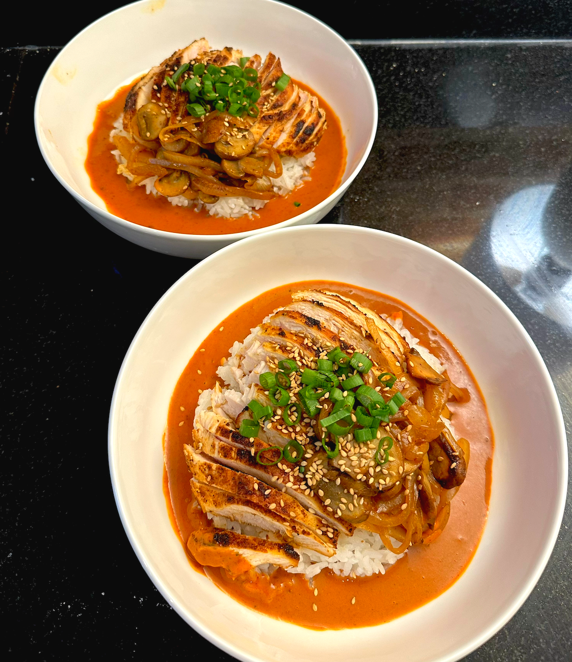 Creamy Gochujang Chicken Bowl